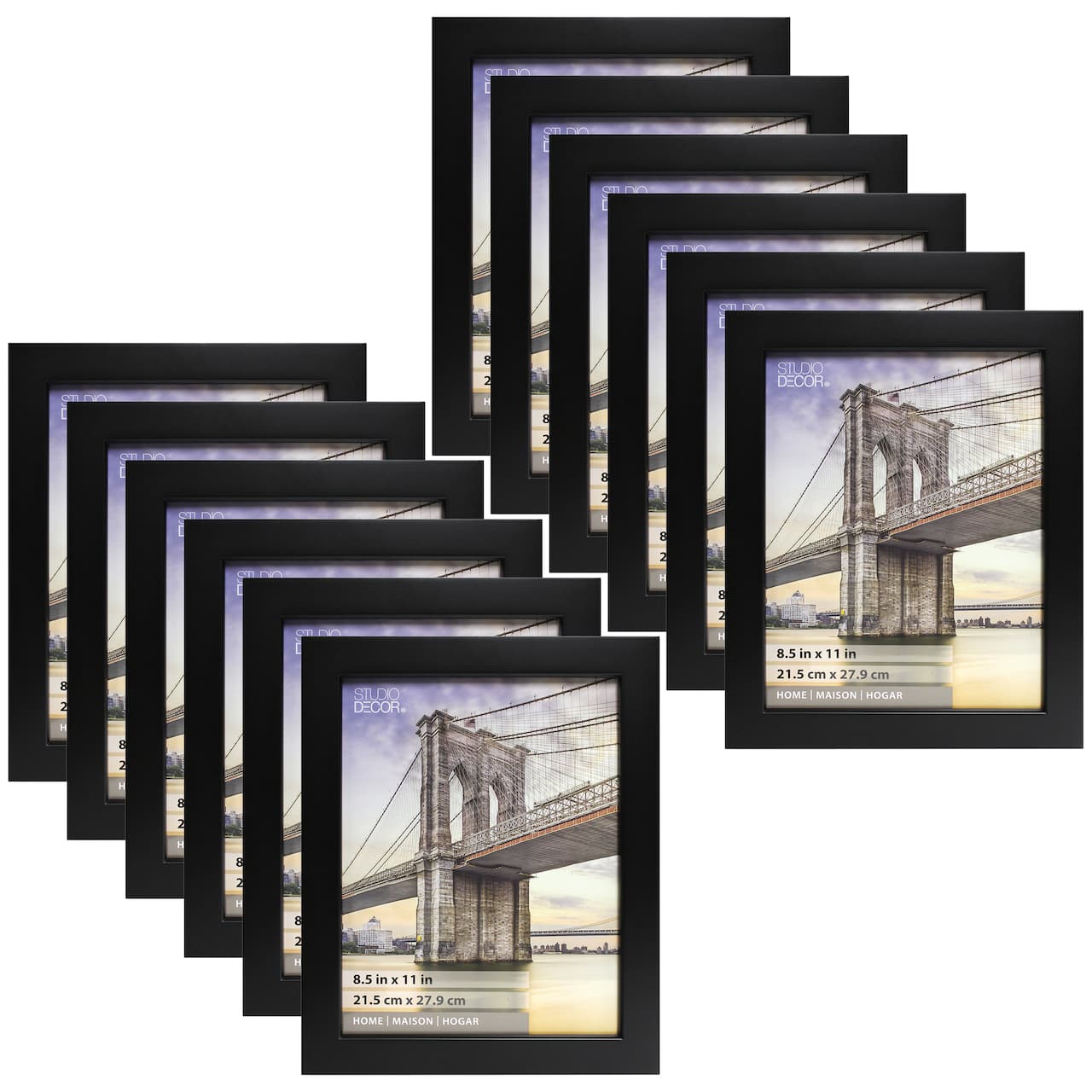 12 Pack: Black Flat Frame, Home by Studio Décor®